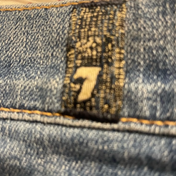 7 for all mankind cropped Jeans Size 29 - Picture 8 of 9